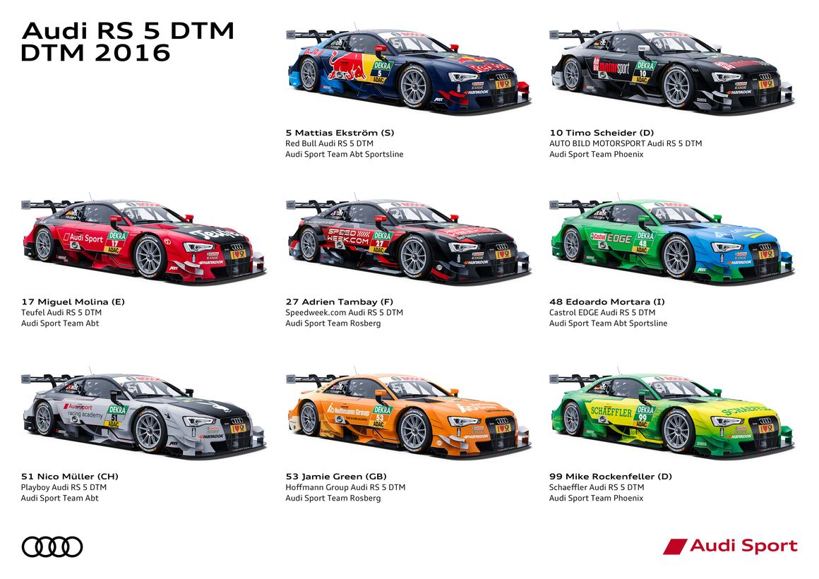 Audi DTM-Fahrzeuge
